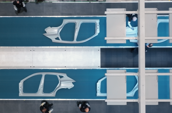 The new PXL press at the Martorell plant is one of the most modern in the world